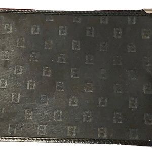 Fendi Black Vintage Agenda Cover Bifold Wallet For men